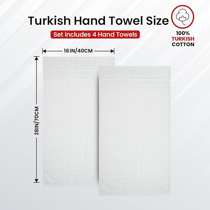 Infinitee xclusives white hand towels