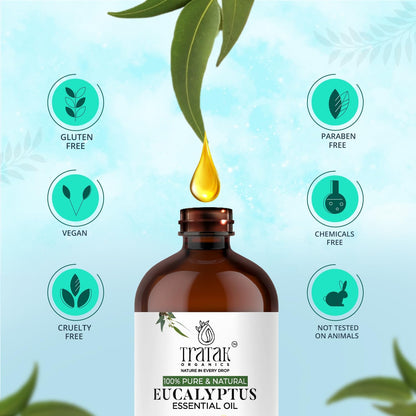 100% Pure Natural Undiluted Eucalyptus Essential Oil (4oz) Premium Therapeutic Grade Aromatherapy