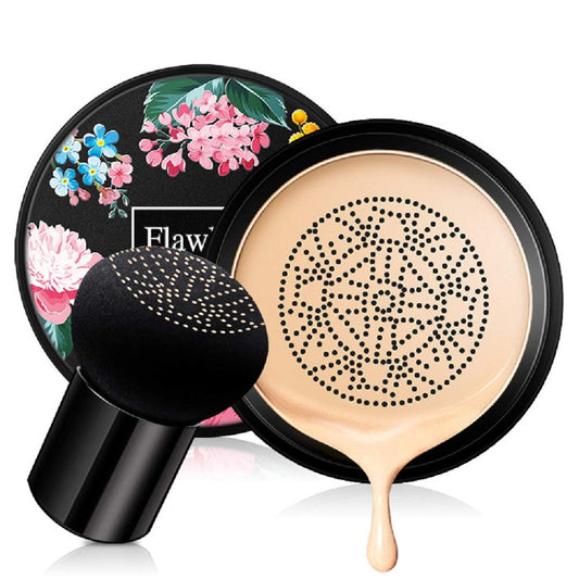 Air Cushion CC Cream Foundation,BB Cream Makeup,Moisturizing Concealer Long Lasting Full Coverage Waterproof Foundation (Natural)