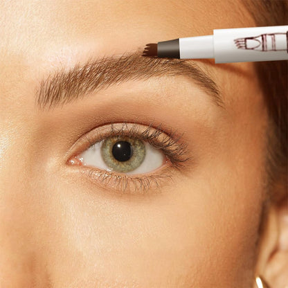 2025 Upgrade Waterproof Brow Pencil with Micro-Fork Tip,3D Magic Eyebrow Pencil 4-Head Split Waterproof Long-lasting Eyebrow Pencil,Natural Makeup Fine Stroke Eyebrow Tattoo Pencils (Black)