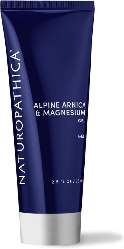 Naturopathica Alpine Arnica & Magnesium Gel, Cooling Massage Gel with Menthol for Muscle Discomfort and Relaxation, 2.5 fl oz