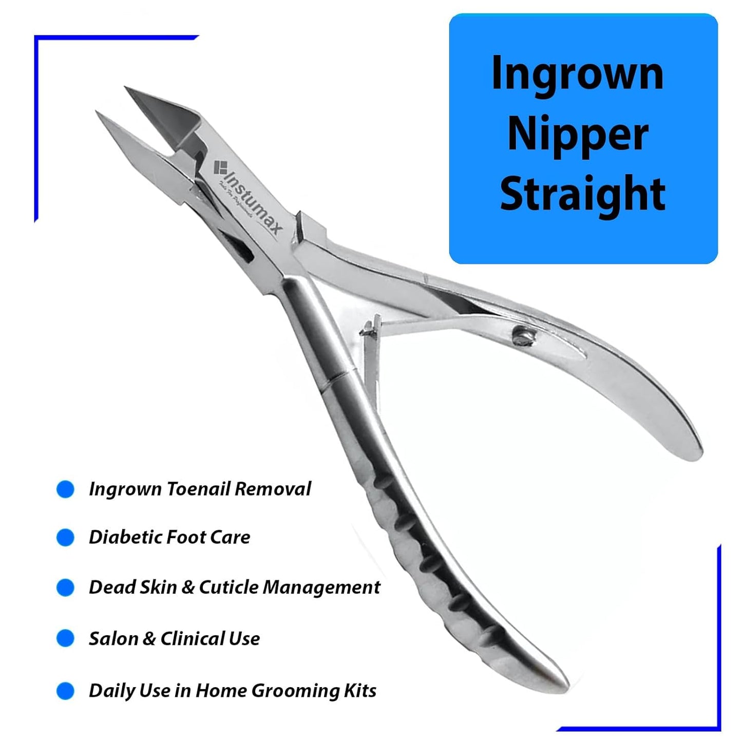 Podiatry Instruments Kit Ingrown Nipper Chiropody Cuticle Cutter Files Scissors Premium Ingrowing Toenail Removal Tool Kit Nail Lifters, and Manicure Care Tools for Nail Correction