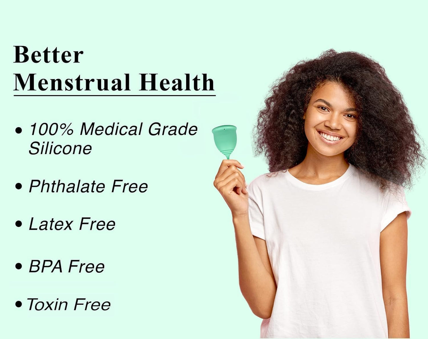 SHORDY Reusable Menstrual Cup (Small) Set of 2 with Mini Box, 100% Soft Silicone, Coupe Menstruelle, Safe Period Cup, Light Flow Kit, Feminine Hygiene, Tampons, Pads & Disc Alternative