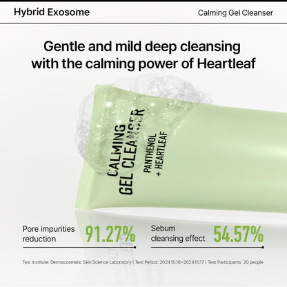Parnell Panthenol Heartleaf Calming Gel Cleanser | 180ml / 6.08 fl.oz, soothing & moisturizing cleanser, korea skin care, korea beauty