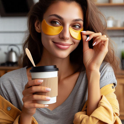 Luxurious Puffiness-Reducing Eye Patches, Rejuvenating Formula for Tired Eyes, Mom Gift Set, 20 Count (Pack of 1)