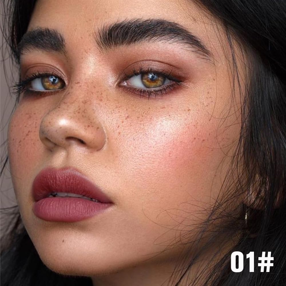 evpct Deep Mauve Red Peel Off Lip Stain Tints, Matte Liquid Lipstick Lip Stain Long Lasting Waterproof for Women, Non-stick Cup Lipstick Peel Off Highly Pigmented Not Faded Smudge-proof Easy to Apply