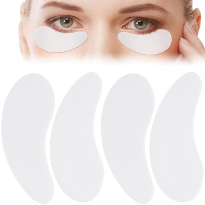 Under Eye Patches 2 Pairs, Silicone Reusable Eye Patches, Under Eye Mask for Skin Care Effect to Reduce Wrinkles and Fine Lines (White)
