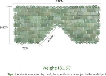 Jade eye mask reusable jade