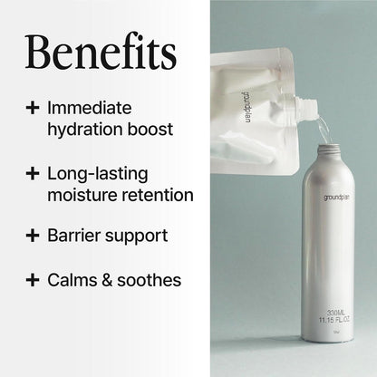 Silver Frost Mist, Refill - Facial Barrier Toner Spray with 80% Witch Hazel Water, Cica for Skin Barrier Repair, Recovery for Sensitive Skin, Dewy Hydration, Korean Skin Care (3.38 fl oz)