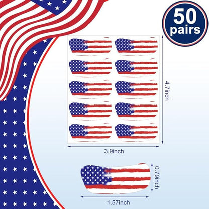 Ebaokuup 50 pairs sport american