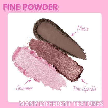 AMY'S DIARY 12Color Matte Purple Pink Eyeshadow Palette,Shimmer Eye Shadow Long-Lasting, and Highly Pigmented Elevate Your Eye Makeup