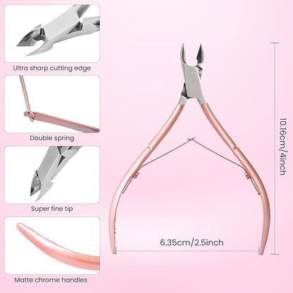 Cuticle Trimmer with Cuticle Pusher,Cuticle