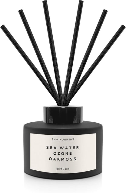 Environment Inspired by Designer Perfume DVDFF CW Reed Diffuser, 200ml Luxury Scented Aromatherapy (Sea Water | Ozone | Oakmoss) Reed Diffusers for Home, Diffusing Oil, Home Fragrance Products