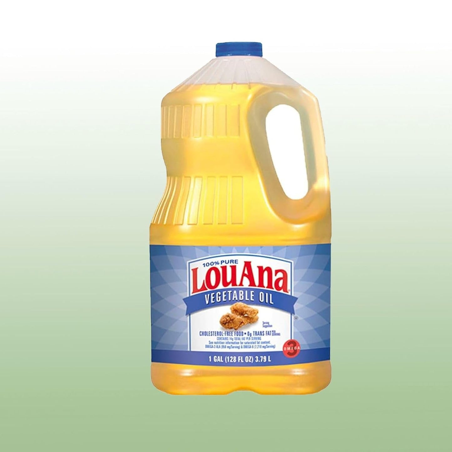 Vegetable Oil 1 Gallon (128 fl oz) Plastic Bottles 2 Pack