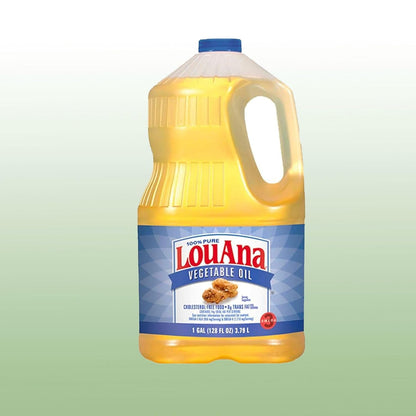 Vegetable Oil 1 Gallon (128 fl oz) Plastic Bottles 2 Pack