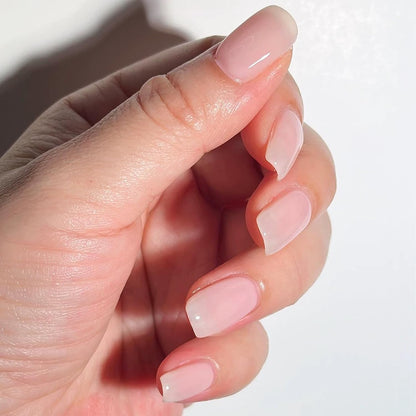 COSMOO Quick Dry Nail Polish, Chip Resistant Manicure, Non-Toxic, Vegan, Cruelty Free, 12ml, Fast Drying in 60 Seconds (Sheer Light Pink)