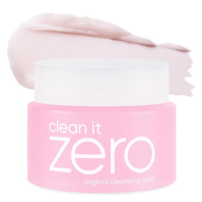 BANILA CO Clean it Zero Original Cleansing Balm | Korean Makeup Remover, Cleansing Oil, Facial Cleanser for All Skin Types | Vegan | Made with Acerola Berry & Vitamin C (100ml / 3.38 fl. oz)