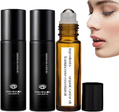 Time Eraser Oil, Time Eraser Rollerball Castor Oil and Frankincense, Castor Oil and Frankincense Eye Roller,Castor Oil Roller Ball(2 boxes)