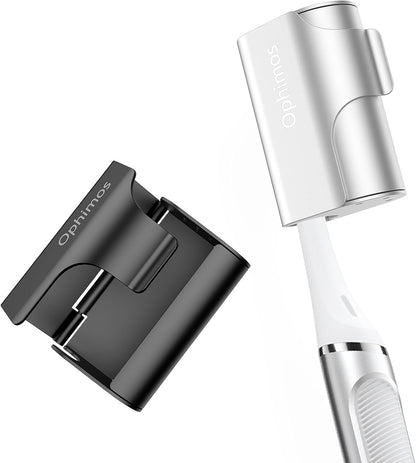 Aluminum Alloy Toothbrush Head Cover/Cap/Protector Case,Travel Toothbrush Covers Long-lasting Toothbrush Head Caps for Most Electric/Manual Brushes, 2 Count