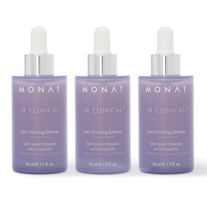 MONAT IR Clinical™ Hair Thinning Defense Serum – 3-Month Supply – Nourishes Scalp, Reduces Breakage, Boosts Hair Density, and Supports Thicker, Fuller-Looking Hair with Lightweight, Non-Greasy Formula