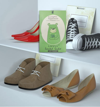 13 Scents Scented Sachets for Drawers and Closets Air Freshener Home Fragrance Sachet Total 14 Packs Gift Box