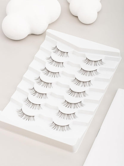 Natural Eyelashes Clean Lashes for Small Eyes C Curl Soft Eyelash Siligli