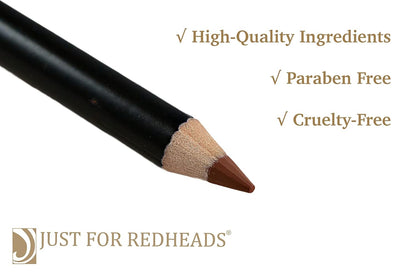Just For Redheads Dream Brow Sticks - Eyebrow Pencil Matches Red Hair -Natural, Long-Lasting Makeup - Designed by a Redhead, for Redheads
