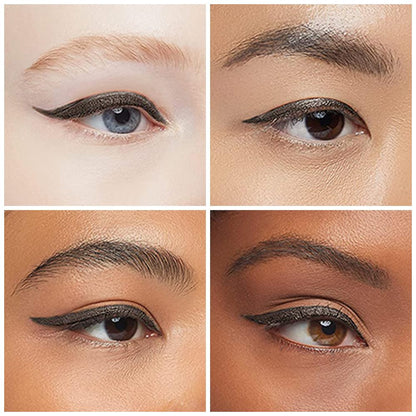 Kaely Brown Gel Eyeliner Pencil for Eyes, Crayon Eye Liner Waterproof Smudge Proof, Cat Eye Goth Halloween Makeup for Older Women, Eye Black Face Paint Eyeshadow Stick, Vegan & Cruelty-Free, 03