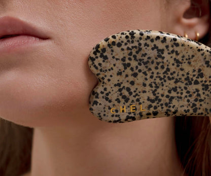 CHEL DALMATIAN JADE FACE GUA SHA