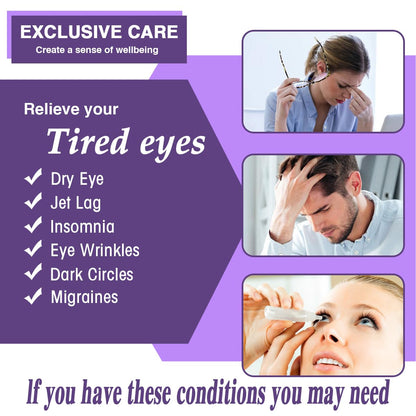 Sleep Mask,Steam Eye Mask for Travel Essentials, Warm Compress for Eyes,Heated Eye Masks for Dark Circles and Puffiness & Soothe Tired Eyes, Self Care SPA Relaxation Gifts for Women Lavender 20 Pc