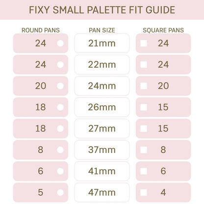 FIXY Empty Magnetic Makeup Palette with Clear Top, Small Palette- Organize, Depot & Declutter Makeup - Customize Your Palette - Travel and Eyeshadow Organizer - 5.7"x4.3"