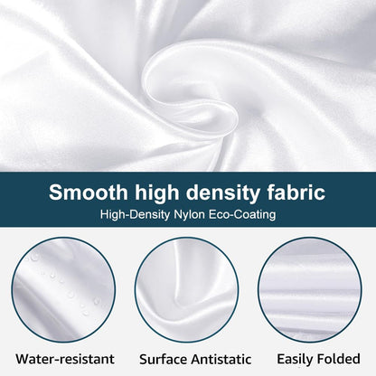 Beard Bib Beard Apron, Beard Bib Hair Catcher for Men Shaving, Non-Stick Beard Bib Apron for Men with Strong Suction Cups, Gifts for Men Husband, Grooming Kit for Men - White