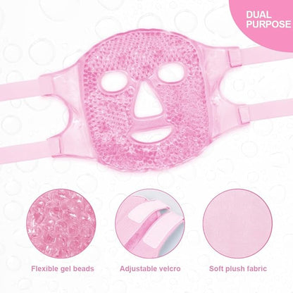 Cold face eye masks ice