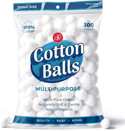 Decorrack 300 small cotton balls