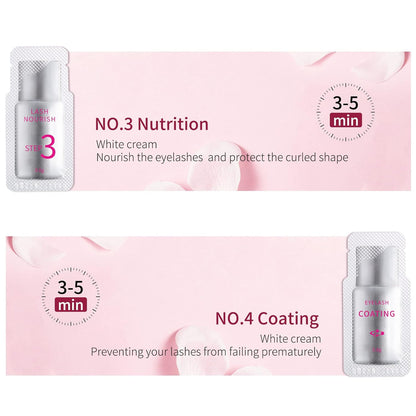 2025 Upgraded Fast Perm Lash Lift Kit Eyelash Perm Kit Eyelash Coating Lotion (Quantity: 10 Packs)
