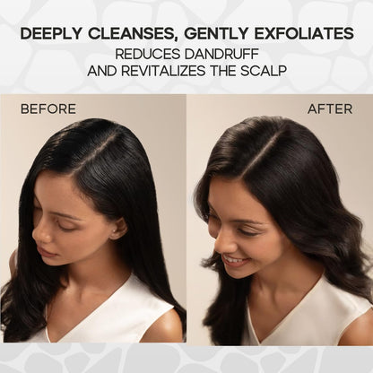 Sea Salt Rosemary & Mint Scalp Scrub, Clean Silicon Oil-Free, Itchy Relief Scalp Treatment for Dandruff, Gently Exfoliator Cruelty-Free, Relieves Dryness, Promotes Hair Growth