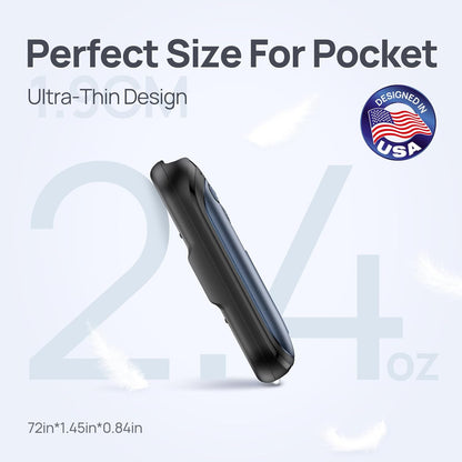 Rechargeable Hand Warmers 2 Pack, 6000mAh Electric Hand Warmer Rechargeable, 2 in 1 Portable Hand Warmers with AI Smart Chips, Outdoor, Hunting, Camping for Family for Christmas