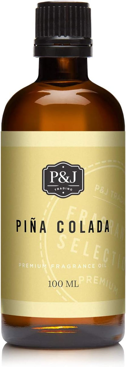 P&J Fragrance Oil - Pina Colada Scented Candle Making Oil, 100ml