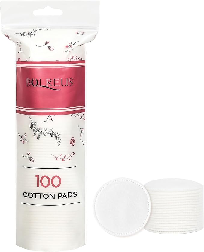 Premium cotton rounds for face