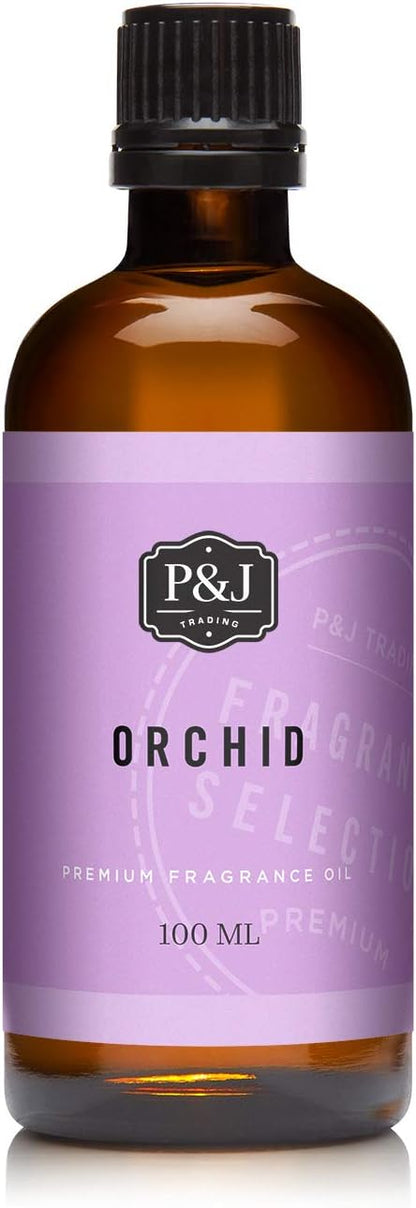 P&J Trading - Orchid Scented Oil 100ml - Fragrance Oil for Candle Making, Soap Making, Diffuser Oil