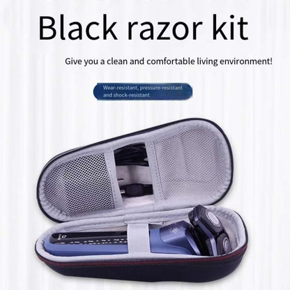 Hard Storage Case Compatible with Philips Norelco Shaver 2100 2300 3500 6800 3100 5500 5100 5300 5700 6880 7100 - Travel Carry Electric Razor Hard Case 1 Pack - Black