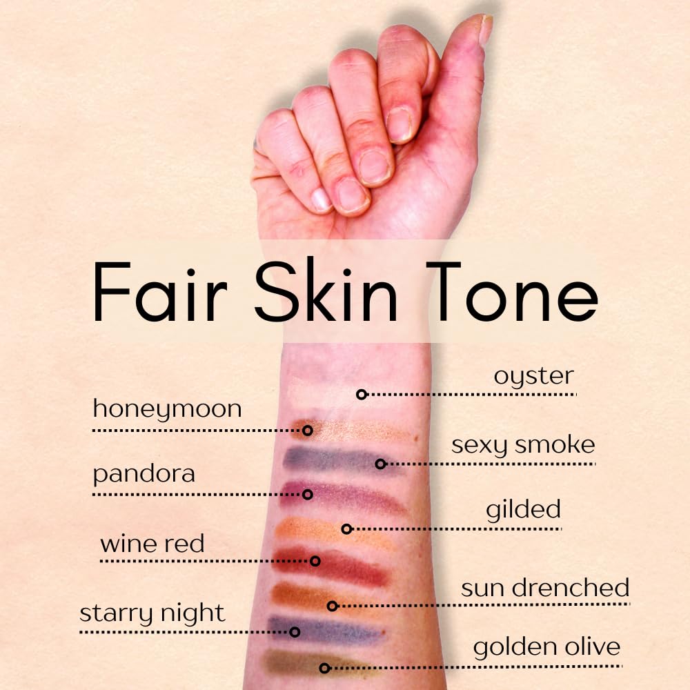 Gilded Frosted Nude Bronze Beige Gold Shimmer Pressed Powder Single Vegan Eyeshadow; Talc, Paraben & Cruelty Free