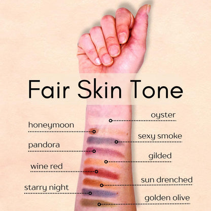 Dark Starry Night Metallic Navy Blue Grey Gray Silver Shimmer Pressed Powder Single Vegan Eyeshadow; Talc, Paraben & Cruelty Free