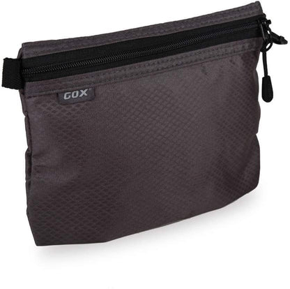 GOX Small Toiletry Bag for Men Bulk Cosmetic Bag Dopp Kit Carry On Zipper Pouch Organization Nylon Packing Sack Waterproof(Grey)