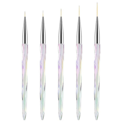 Teoyall nail art liner brushes,