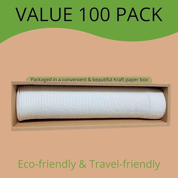 Cotton rounds makeup remover pads