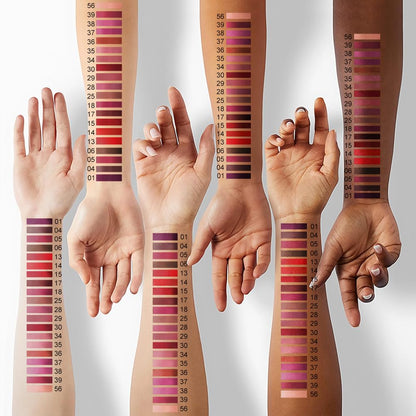 Kaely 2-in-1 Matte Lipstick and Lip Liner, Liquid Lip Stain Makeup for women Long Lasting Waterproof Smudge Proof, labiales matte mate larga duracion listip 24 hours originales, 34 Mauve