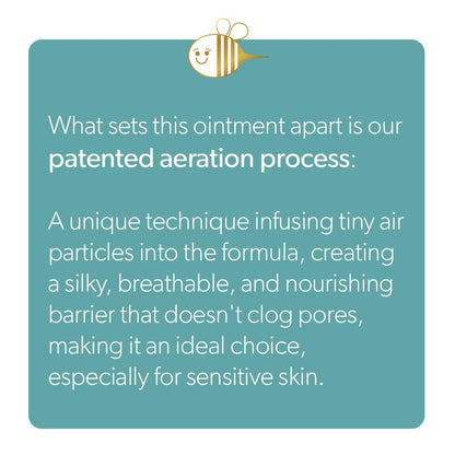 Waxelene Original Aerated Lip Balm Tin, Best Lip Balm Ever Organic Calming Multipurpose Ointment Baby Eczema Dry Sensitive Skin Body Face Moisturizer