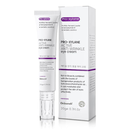 Korea Active Anti-Wrinkle Eye Cream, Pro-Xylane Anti-Aging Active Eye Cream, Active Emulsion, Fade Fine Lines around Eyes, Anti-Wrinkle, Moisturizing, Anti-Aging, Tighten and Delicate Skin