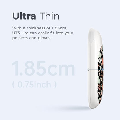 OCOOPA Magnetic Rechargeable Hand Warmers 2 Pack, Ultrathin Electric Handwarmers, Portable Pocket-Sized Heater, for Men, Women Purse Must Haves, Union UT3 Lite